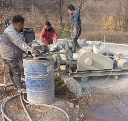 齐齐哈尔路面下沉注浆